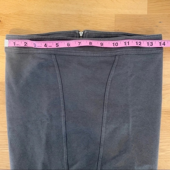 HELMUT Helmut Lang Gray Cocoon Seamed Skirt - Picture 5 of 7